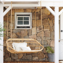 Load image into Gallery viewer, Natura Bohemian Rattan Hanging Double Seat Chair