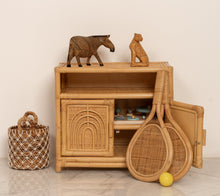 Load image into Gallery viewer, Natura Rainbow Rattan Kids Cabinet