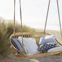 Load image into Gallery viewer, Natura Bohemian Rattan Hanging Double Seat Chair