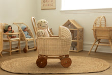 Load image into Gallery viewer, Natura Trixie Rattan Doll Pram