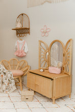 Load image into Gallery viewer, Natura Daisy Kids Rattan Vanity