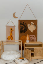 Load image into Gallery viewer, Natura Rainbow Rattan Kids Cabinet