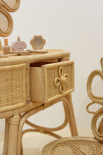Load image into Gallery viewer, Natura Dahlia Rattan Kids Vanity