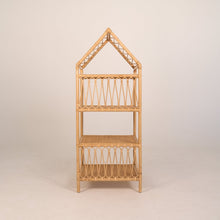 Load image into Gallery viewer, Natura Amari Rattan and Bamboo House Shelf
