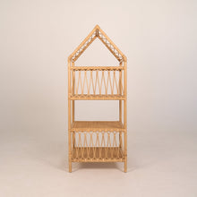 Load image into Gallery viewer, Natura Amari Rattan and Bamboo House Shelf