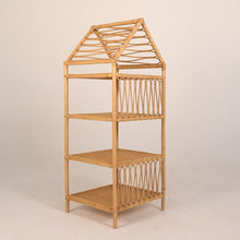 Load image into Gallery viewer, Natura Amari Rattan and Bamboo House Shelf