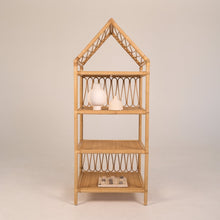 Load image into Gallery viewer, Natura Amari Rattan and Bamboo House Shelf