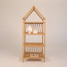 Load image into Gallery viewer, Natura Amari Rattan and Bamboo House Shelf