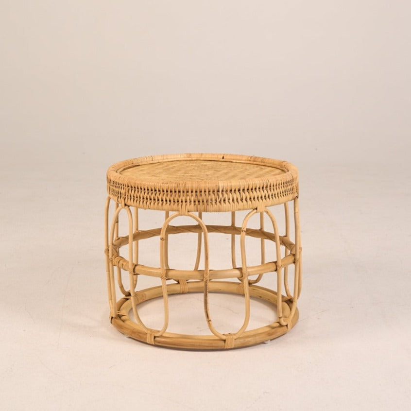 Natura Reims Round Rattan Side Table