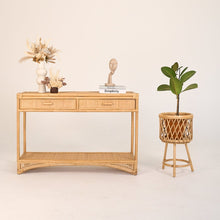 Load image into Gallery viewer, Natura Ivy Natural Rattan Boho Planter Vase (Available in 3 sizes)