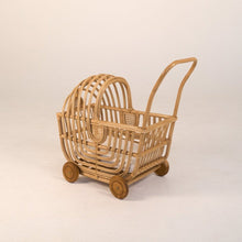 Load image into Gallery viewer, Natura Guada Rattan Doll Pram