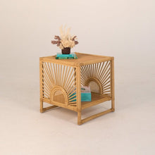 Load image into Gallery viewer, Natura Sunrise Rattan Table