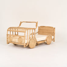 Load image into Gallery viewer, Natura Luigi Rattan Car Kids Bed