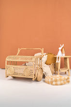 Load image into Gallery viewer, Natura Luigi Rattan Car Kids Bed