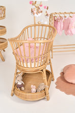 Load image into Gallery viewer, Natura Roselle Rattan Baby Bassinet