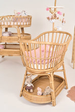 Load image into Gallery viewer, Natura Roselle Rattan Baby Bassinet