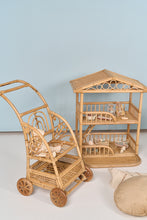 Load image into Gallery viewer, Natura Ines Rattan Doll Pram