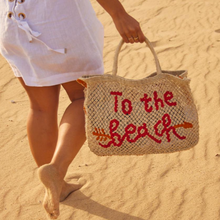 Load image into Gallery viewer, The Jacksons London Bag - To The Beach Jute Bag