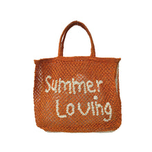 Load image into Gallery viewer, The Jacksons London Bag - Summer Loving Jute Bag
