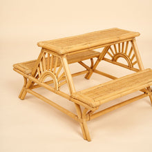 Load image into Gallery viewer, Natura Kids Rattan Picnic Table