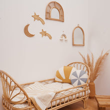 Load image into Gallery viewer, Natura Rainbow Rattan Mirror