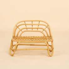 Load image into Gallery viewer, Natura My First Rainbow Rattan Kids Bench