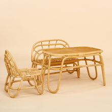 Load image into Gallery viewer, Natura My First Rainbow Rattan Kids Bench