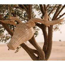 Load image into Gallery viewer, Natura Deer Rattan Wall Décor