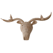 Load image into Gallery viewer, Natura Deer Rattan Wall Décor