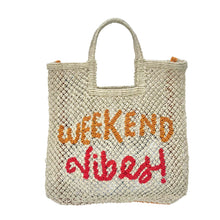 Load image into Gallery viewer, The Jacksons London Bag - Stella Weekend Vibes Jute Bag