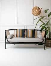 Load image into Gallery viewer, Natura Mantis Sofa 2 Seaters Mahogany Wood & Rattan