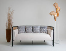 Load image into Gallery viewer, Natura Argos Sofa 2 Seaters Mahogany Wood & Rattan