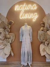 Load image into Gallery viewer, Natura Embroidery Silver Dress