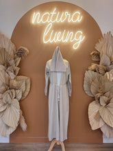 Load image into Gallery viewer, Natura Linen Roza Embroidered Abaya