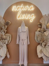 Load image into Gallery viewer, Natura Linen Istanbul Cream Abaya