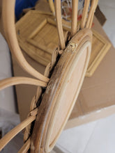Load image into Gallery viewer, Damage/Defective Natura Daisy Rattan Mirror Large