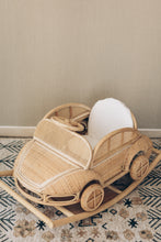 Load image into Gallery viewer, Natura Vintage Rattan Car Rocker - VW Inspired
