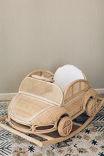 Load image into Gallery viewer, Natura Vintage Rattan Car Rocker - VW Inspired
