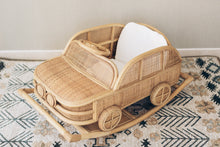 Load image into Gallery viewer, Natura Vintage Rattan Car Rocker - BMW Inspired
