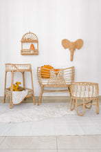 Load image into Gallery viewer, Natura Claire Rattan Bassinet