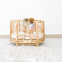 Load image into Gallery viewer, Natura Cooper Rattan Pet Bed

