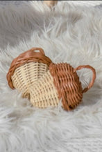 Load image into Gallery viewer, Natura Acorn Rattan Rattle (Set of 2)