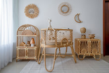 Load image into Gallery viewer, Damage/Defective Natura Daisy Rattan Mirror Large