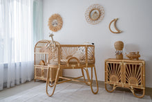 Load image into Gallery viewer, Natura Moon Rattan Mirror