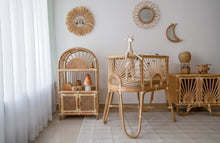 Load image into Gallery viewer, Damage/Defective Natura Daisy Rattan Mirror Large