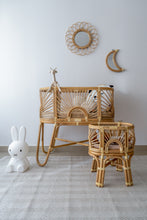Load image into Gallery viewer, Natura Moon Rattan Mirror