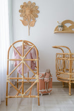 Load image into Gallery viewer, Natura Daisy Rattan Wall Décor
