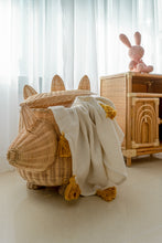 Load image into Gallery viewer, Natura Rainbow Rattan Kids Cabinet