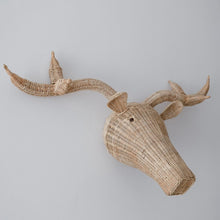 Load image into Gallery viewer, Natura Deer Rattan Wall Décor