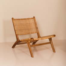 Load image into Gallery viewer, Natura Denver Solid Teak Wood and Rattan Chair